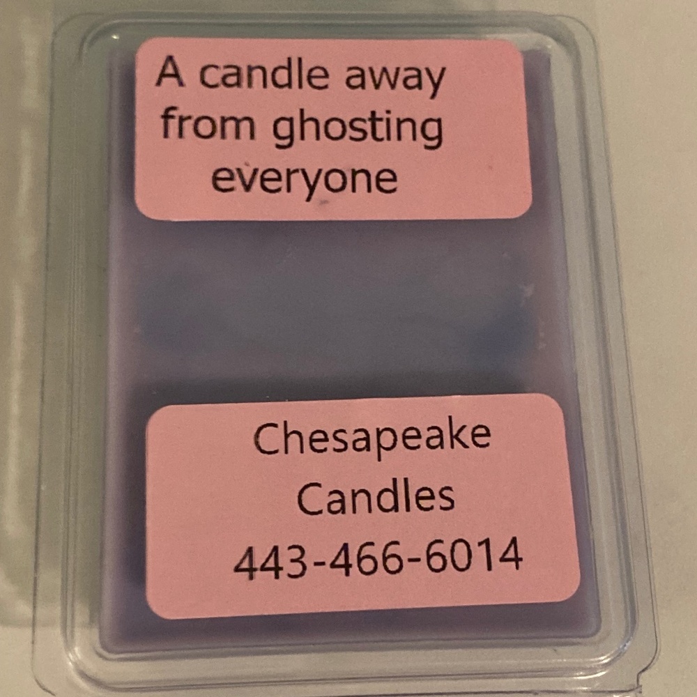 A candle away from ghosting everyone - Picture 1 of 1